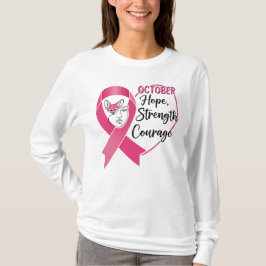 Oktoberfest Kraft Courage - rosa Ribbon Awaren T-Shirt