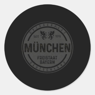 Oktoberfest Mã Nchen München Ger Bayer Runder Aufkleber