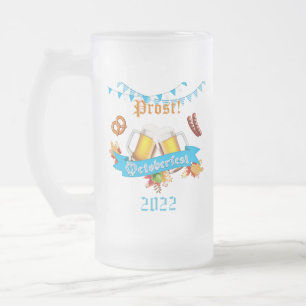 Oktoberfest Mattierte Bier-Tasse Mattglas Bierglas