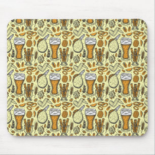 Oktoberfest-Menü Klassische bayerische Bitten Mousepad