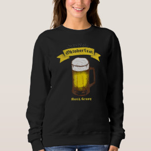 Oktoberfest München Deutschland - Lustige Bier Par Sweatshirt