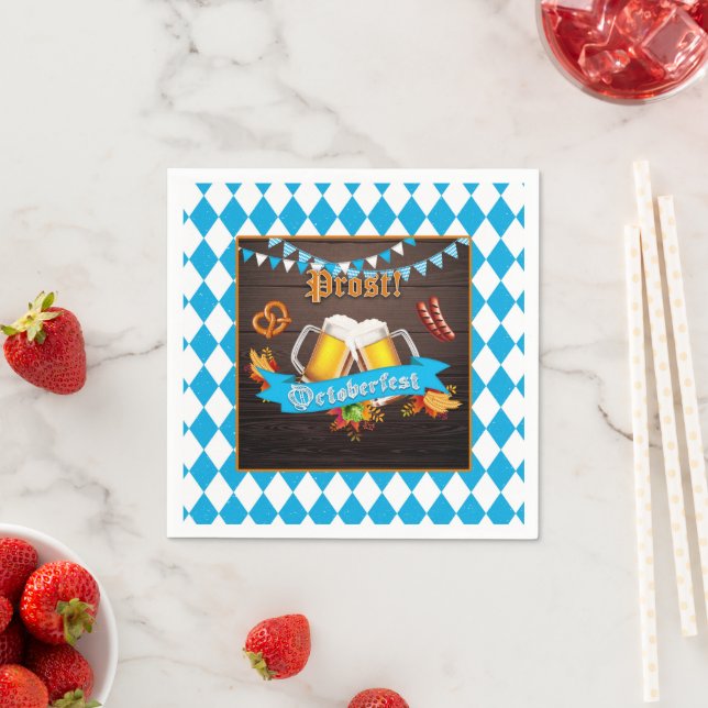Oktoberfest Napkin Serviette (Beispiel)
