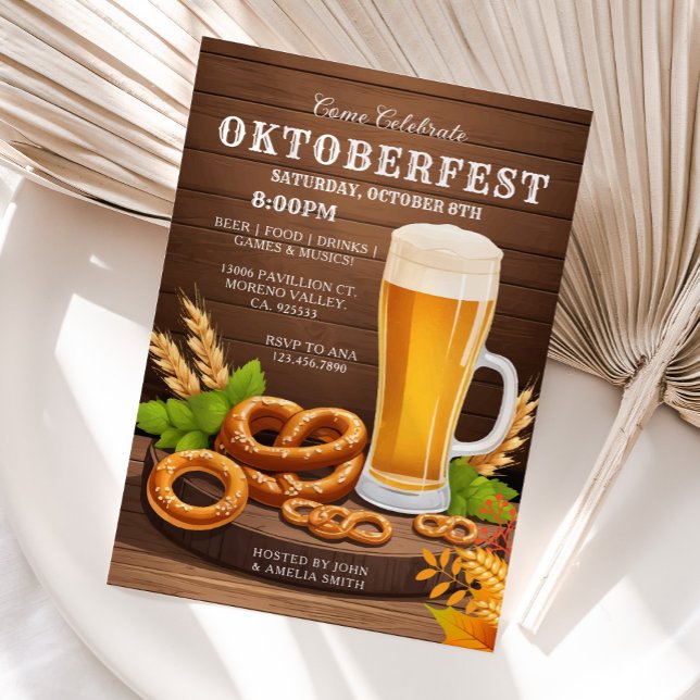 Oktoberfest Party, Bier Party, Oktober Bierfest Einladung (Von Creator hochgeladen)