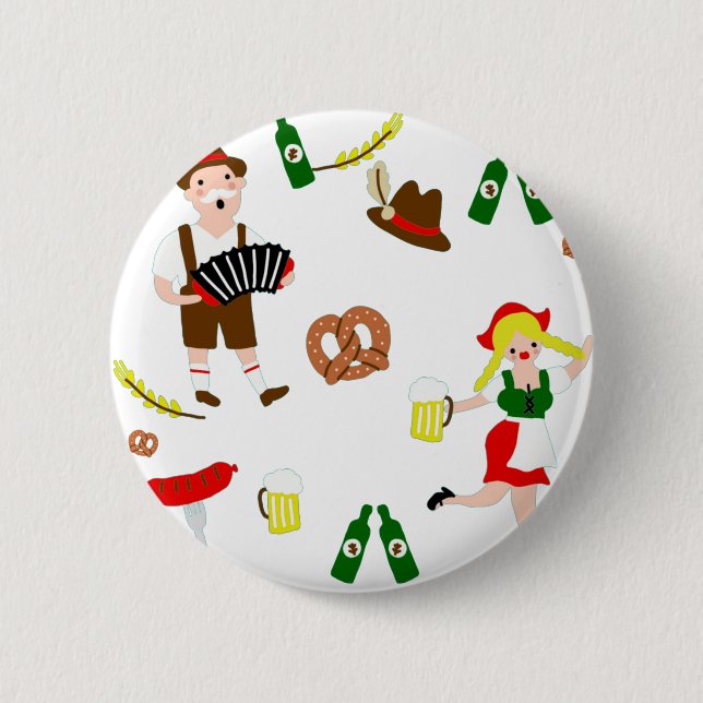 Oktoberfest-Party Button (Vorderseite)