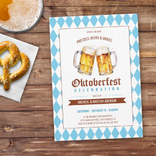 Oktoberfest-Party Einladung