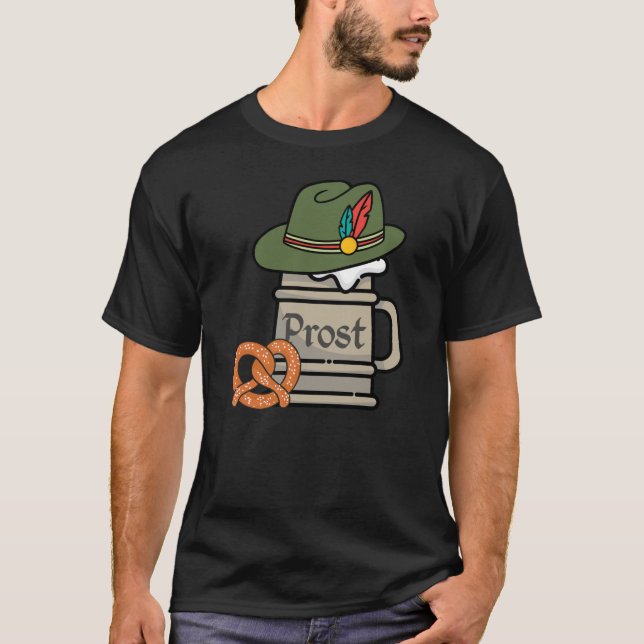 Oktoberfest Prost Stein T-Shirt (Vorderseite)
