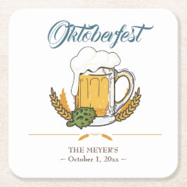 Oktoberfest Rechteckiger Pappuntersetzer