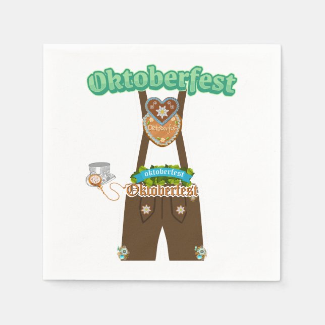 Oktoberfest Serviette (Vorderseite)