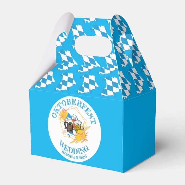 OKTOBERFEST Wedding Geschenkschachtel (Vorderseite)