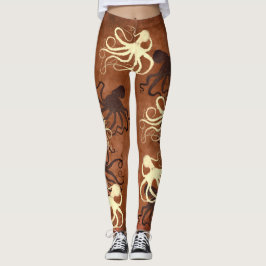 Oktopoden auf Schokolade - Leggings