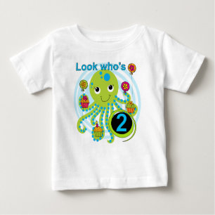 Oktopus 2. Geburtstag T Shirts und Geschenke
