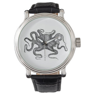 Oktopus Armbanduhr