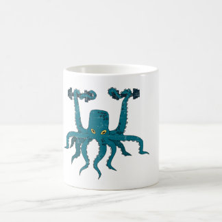 Oktopus ausarbeiten kaffeetasse
