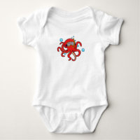 Oktopus beim Tauchen mit Schwimmbrille