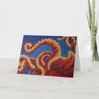 Oktopus-Blankenkarte - Glühen aus meinem Oktopus Karte