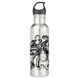 Oktopus Edelstahlflasche
