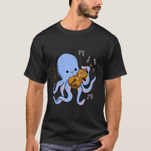 Oktopus Geige T-Shirt