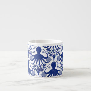 Oktopus (heller Hintergrund) Espressotasse