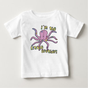 Oktopus Ich bin das kleine Bruder-T-Shirt Baby T-shirt