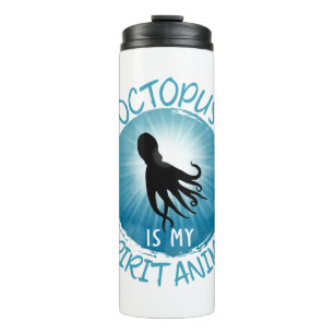 Oktopus ist mein Geistentier Thermosbecher