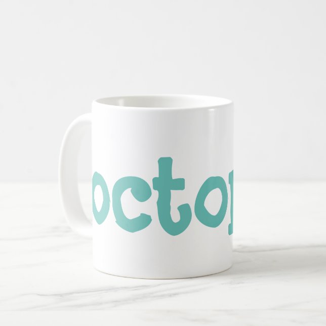 Oktopus Kaffeetasse (Vorderseite Links)