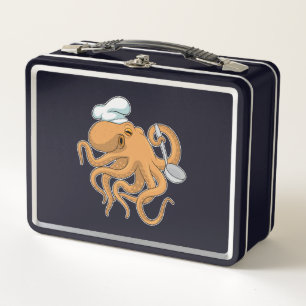 Oktopus Koch Metall Brotdose