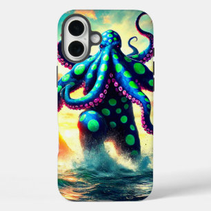 Oktopus-Kreatur-Handy-Fall iPhone 16 Plus Hülle