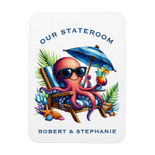 Oktopus Kreuzfahrt Kabinenmagnet Magnet