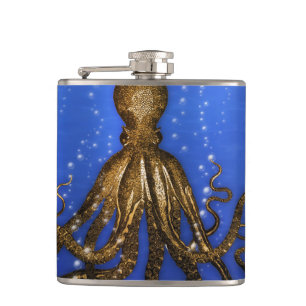 Oktopus-Lager - Farbige Flachmann