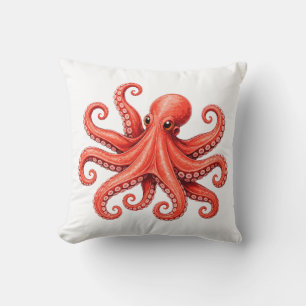 Oktopus Meer Leben Ozean Tier Design Kissen