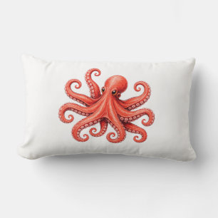 Oktopus Meer Leben Ozean Tier Design Lendenkissen