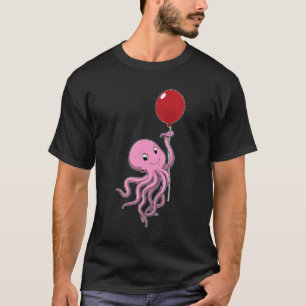 Oktopus mit Ballon T-Shirt