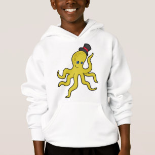 Oktopus mit Hut Hoodie