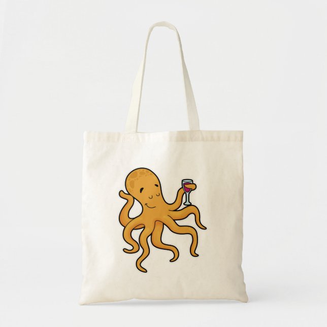Oktopus mit Juckreiz Tragetasche (Vorne)