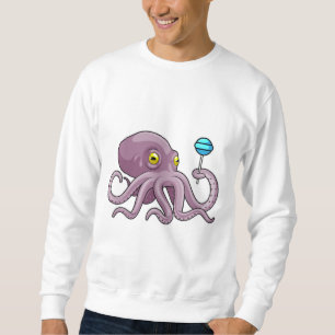 Oktopus mit Lollipop Sweatshirt