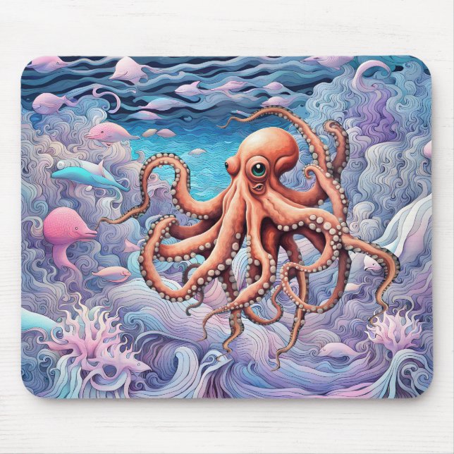 Oktopus Mousepad (Vorne)