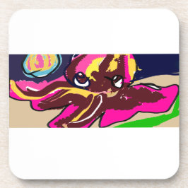 Oktopus niedlich getränkeuntersetzer