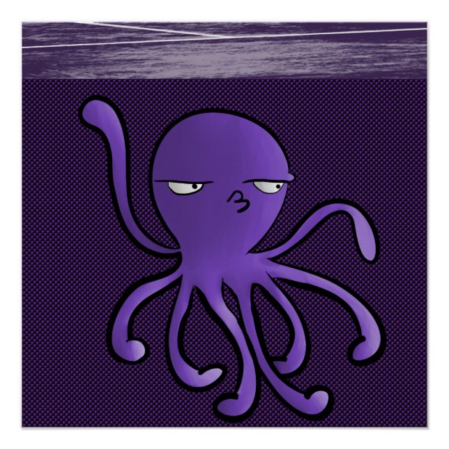 Oktopus Poster (Vorderseite)