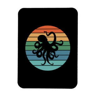 Oktopus Retro Magnet