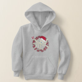 Oktopus santa-Kranz-Wüstenpoinsettie Hoodie
