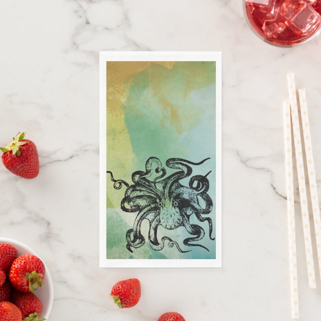 Oktopus Serviette (Beispiel)