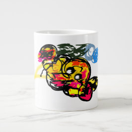 Oktopus Spaß Jumbo-Tasse
