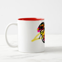 Oktopus Spaß Zweifarbige Tasse