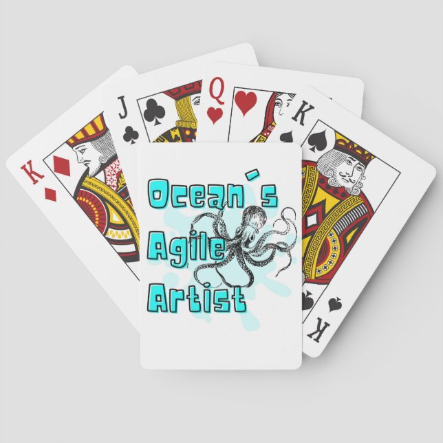 Oktopus Spielkarten (Rückseite)