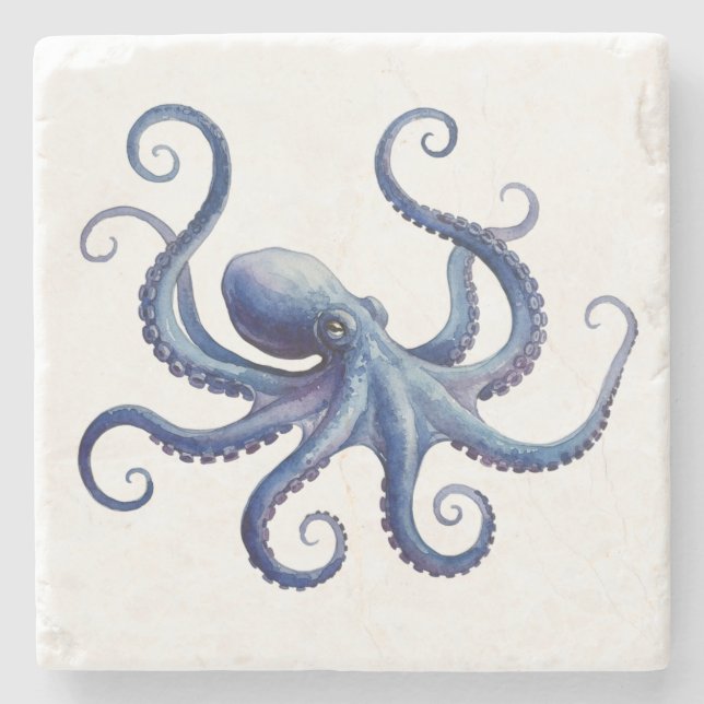 Oktopus Steinuntersetzer (Vorderseite)