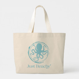 Oktopus-Strandtasche Jumbo Stoffbeutel