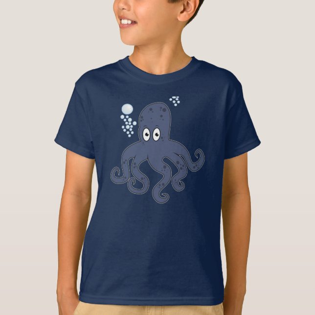 Oktopus T-Shirt (Vorderseite)