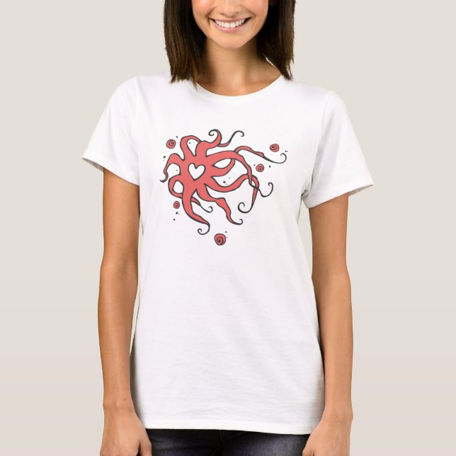 Oktopus T-Shirt (Vorderseite)