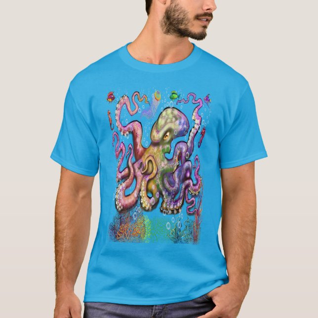 Oktopus Tentacles T-Shirt (Vorderseite)