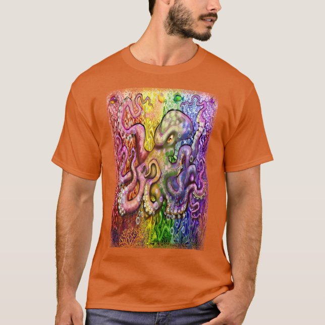 Oktopus Tentacles T-Shirt (Vorderseite)